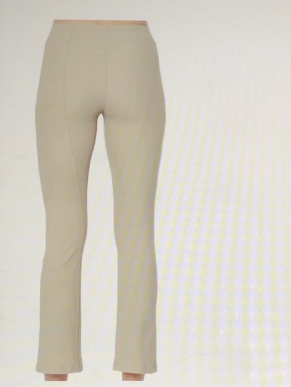 ELAINE KIM Mitra Medium Neutral Tech Cropped Pants Orig$300 Excellent Condition